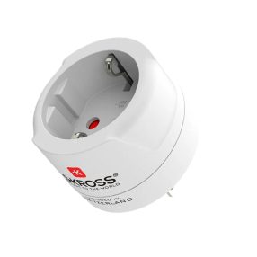   SKROSS 1.500230C-E utazó adapter, Europe to UK”, max. 1750 W, 7 A"