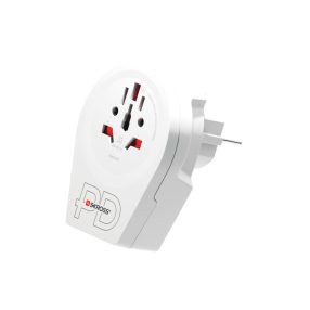   SKROSS 1.500295-E utazó adapter, World to Europe", USB-C + USB-A 20W PD gyorstöltés"