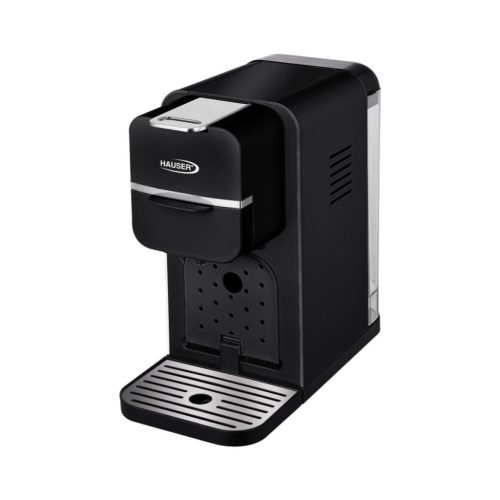 HAUSER CE-940B multifunkciós kávéfőző, Nespresso és Dolce Gusto kompatibilis, 1350 W, max. 20 bar nyomás, 0,9 Literes víztartály, fekete
