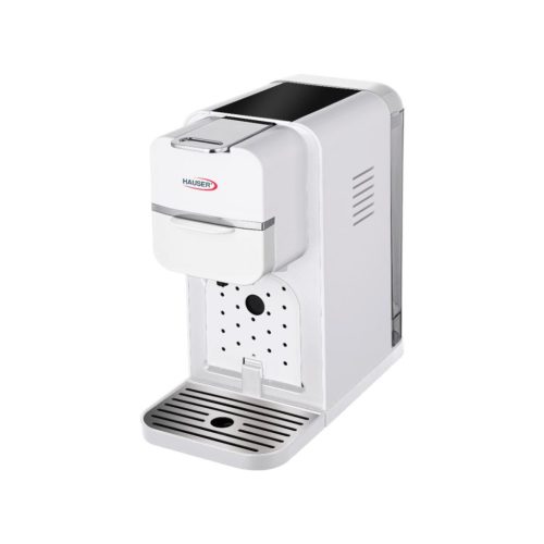HAUSER CE-940W multifunkciós kávéfőző, Nespresso és Dolce Gusto kompatibilis, 1350 W, max. 20 bar nyomás, 0,9 Literes víztartály, fehér