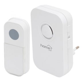   Home DB 1051AC vezeték nélküli csengő, 100 m hatótáv, 3 fokozatú hangerő, 36 dallam, 230 V-os tápellátás