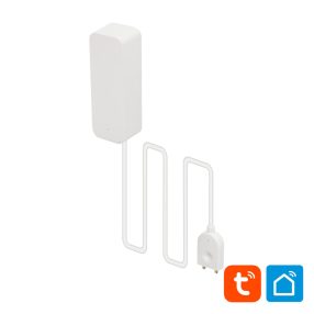   Home HSWAS vízszivárgás érzékelő, mosógép, mosogatógép, kazán, szivattyú, Smart Life, Tuya Smart, okos otthon, telefonos értesítés, automatizálás, eszközvezérlés, riasztás