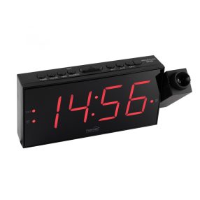   Home LTCP 01 digitális, LED ébresztőóra projektorral, 24 órás folyamatos időkivetítés, háromféle fényerősség, elemes vagy hálózati tápellátás