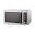 HAUSER MW-825 mikrohullámú sütő grill funkcióval, 900 W, 25 liter, digitális, 9 program, 11 fokozat, inox/szürke színű