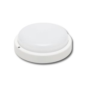   HOME RCC18LEDWH LED-es fali/mennyezeti lámpa, kör alakú, fekete, 18 W, 4000K, 1200 lumen, IP54, kül- és beltéri kivitel