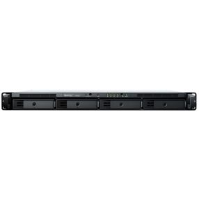   SYNOLOGY NAS 4 fiókos AMD Ryzen R1600 2x3,1GHz, 2GB DDR4 ECC, 2x1GbE, Rackes, RS422+