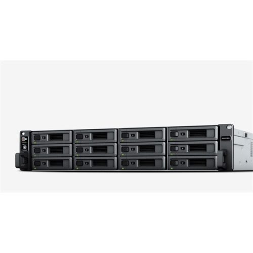 SYNOLOGY NAS 12 fiókos RS2423+ AMD Ryzen V1780B 4x3,35GHz, 8GB DDR4, 2x1GbE, 1x10GbE