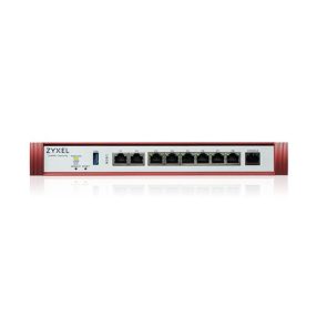   ZYXEL Tűztfal 1x2.5-GbE port + 6x1-GbE +1xPOE+ 1xUSB 3.0 + 1konzol port, USGFLEX200HP-EU0101F