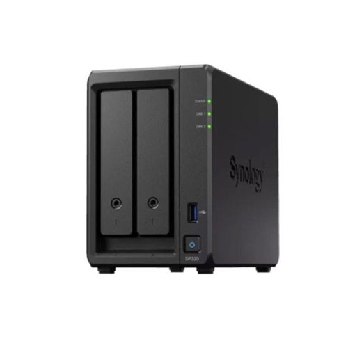 SYNOLOGY ActiveProtect DP320, 2 fiókos, 8GB RAM, 2 x 8 TB 3.5" HDD (RAID 1)