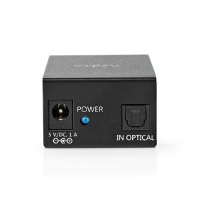   Nedis ASPL2512BK digitális audio splitter, TosLink be - 2x TosLink kimenet