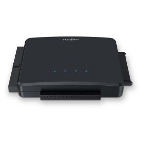   Nedis HDADIS110BK HDD / SSD dokkoló, USB 3.2 Gen1, 2,5 / 3,5", IDE + SATA