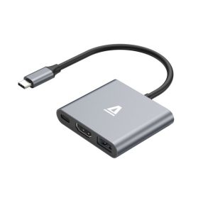 AVAX USB HUB USB-C 3in1 USB3.0, HDMI 4K, PD 100W