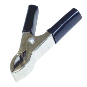   Home VBC 30/BK akkumulátorcsipesz, 30 A, szigetelt, forrasztható, 12 V, 75 mm, fekete